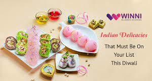 Happy Diwali sweets winni