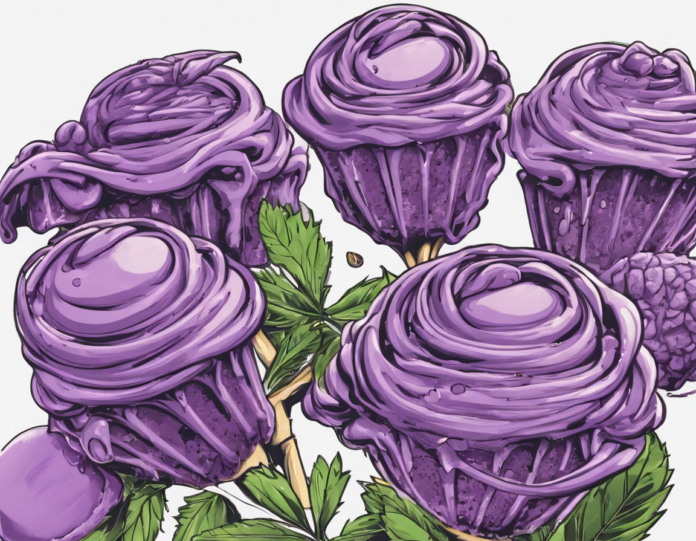 Indulge in the Sweetness of Purple Gelato A Decadent Treat